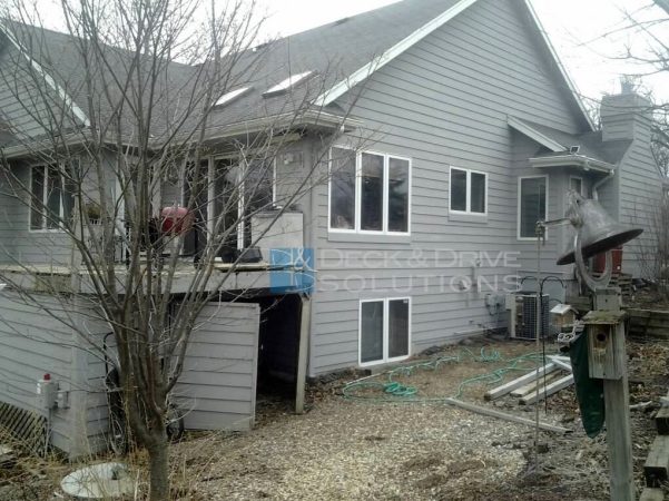 Deck Removal Process on this house