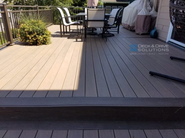 Raised Deck, 2 level with accent board