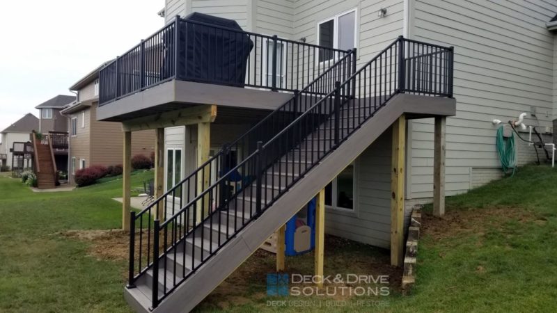 Composite walkout stairs