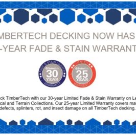 Updated Timbertech Warranty – 30 Year Fade & Stain Warranty