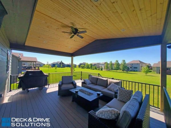 Pine Ceiling, Outdoor Living