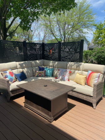 Outdoor Couch with HideAway