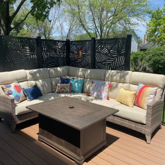 Outdoor Couch with HideAway