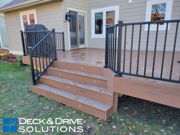 Flared Deck Stairs