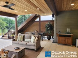 New Timbertech Composite Deck with Upgraded Dry Space Below