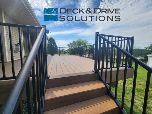 top of deck stairs