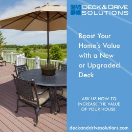 Boost your home’s value with a deck